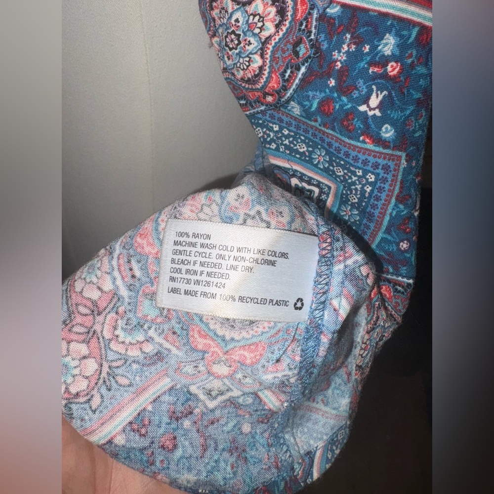 Xhiliration Bohemian Maxi Dress with Paisley Print - Picture 13 of 13